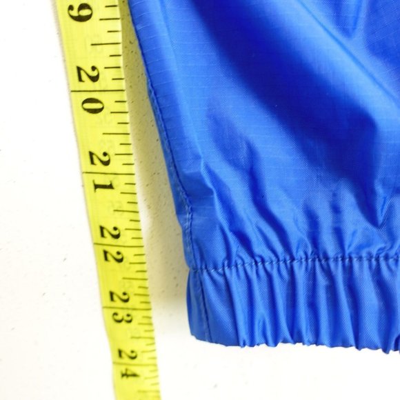 LL BEAN Kids Windbreaker Jogger Pants 10 Blue Nylon Rain Sport Stretch Outdoor - Picture 7 of 11